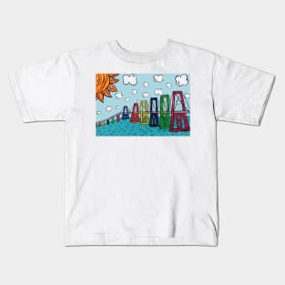 Puente sobre el Lago # 2 Kids T-Shirt